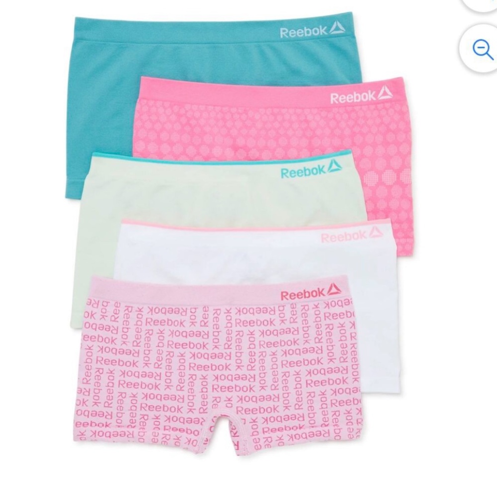 Reebok girls boyshorts and panties two packs new 6-7